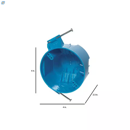 1-Gang 20 Cu. In. New Work Electrical Ceiling Box with Captive Nails