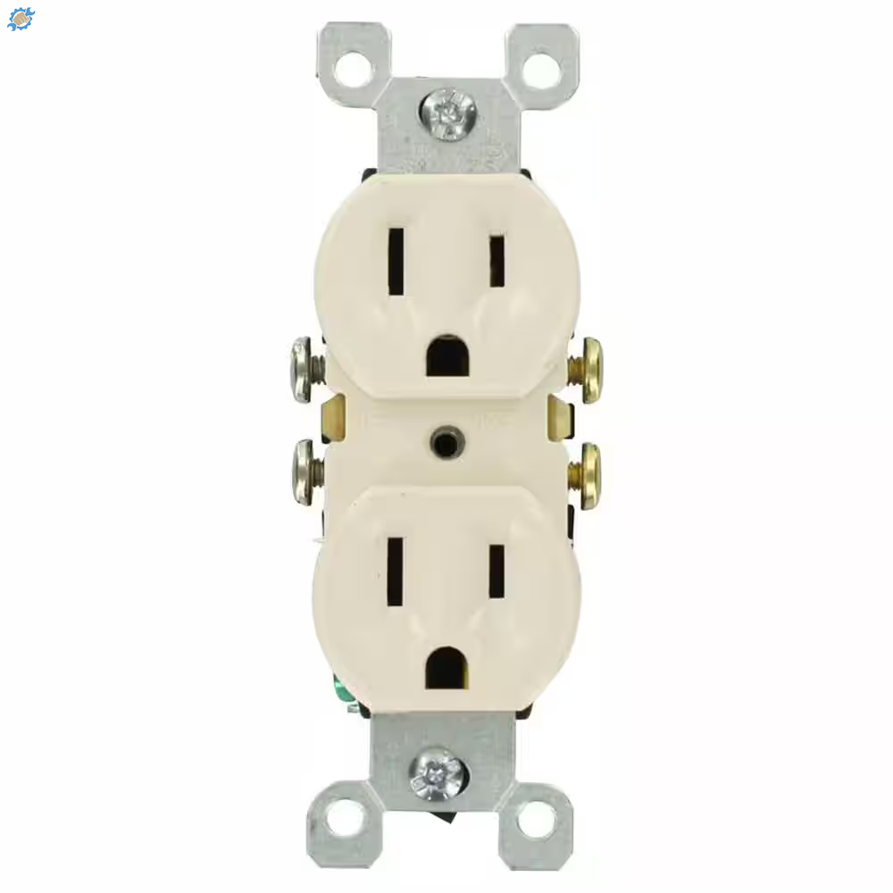 15 Amp 125 V Duplex Outlet/Receptacle, White (10-Pack) 05320-WMP