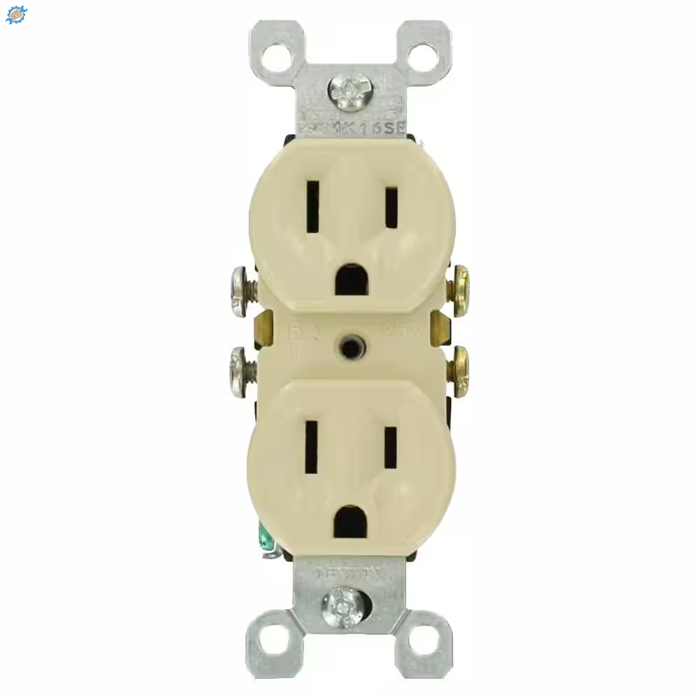 15 Amp 125 V Duplex Outlet/Receptacle, White (10-Pack) 05320-WMP