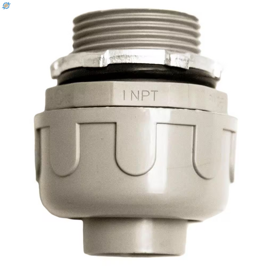 1 In. Liquidtite NM Straight PVC Conduit Fitting Connector