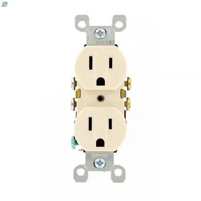 15 Amp 125 V Duplex Outlet/Receptacle, White (10-Pack) 05320-WMP