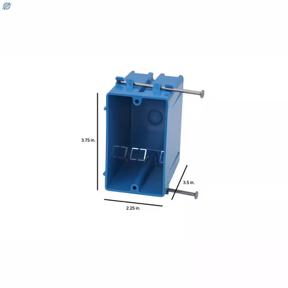 1-Gang 22 Cu. In. New Work PVC Electrical Outlet Box